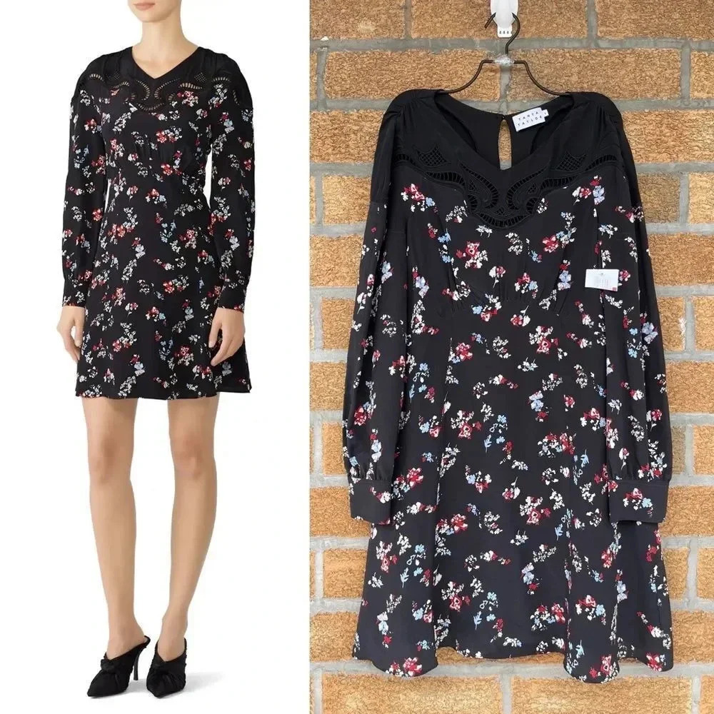 Tanya Taylor Floral Cluster Nyla Dress size 6